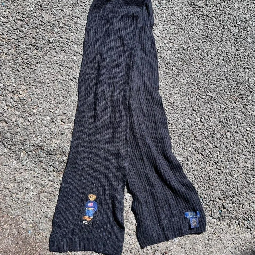1990s Polo Ralph Lauren polo bear Scarf